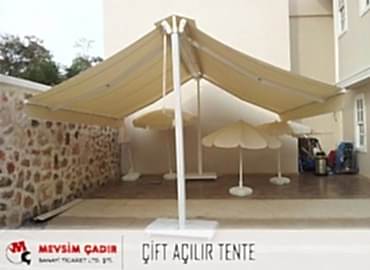 Çift Açılır Tente